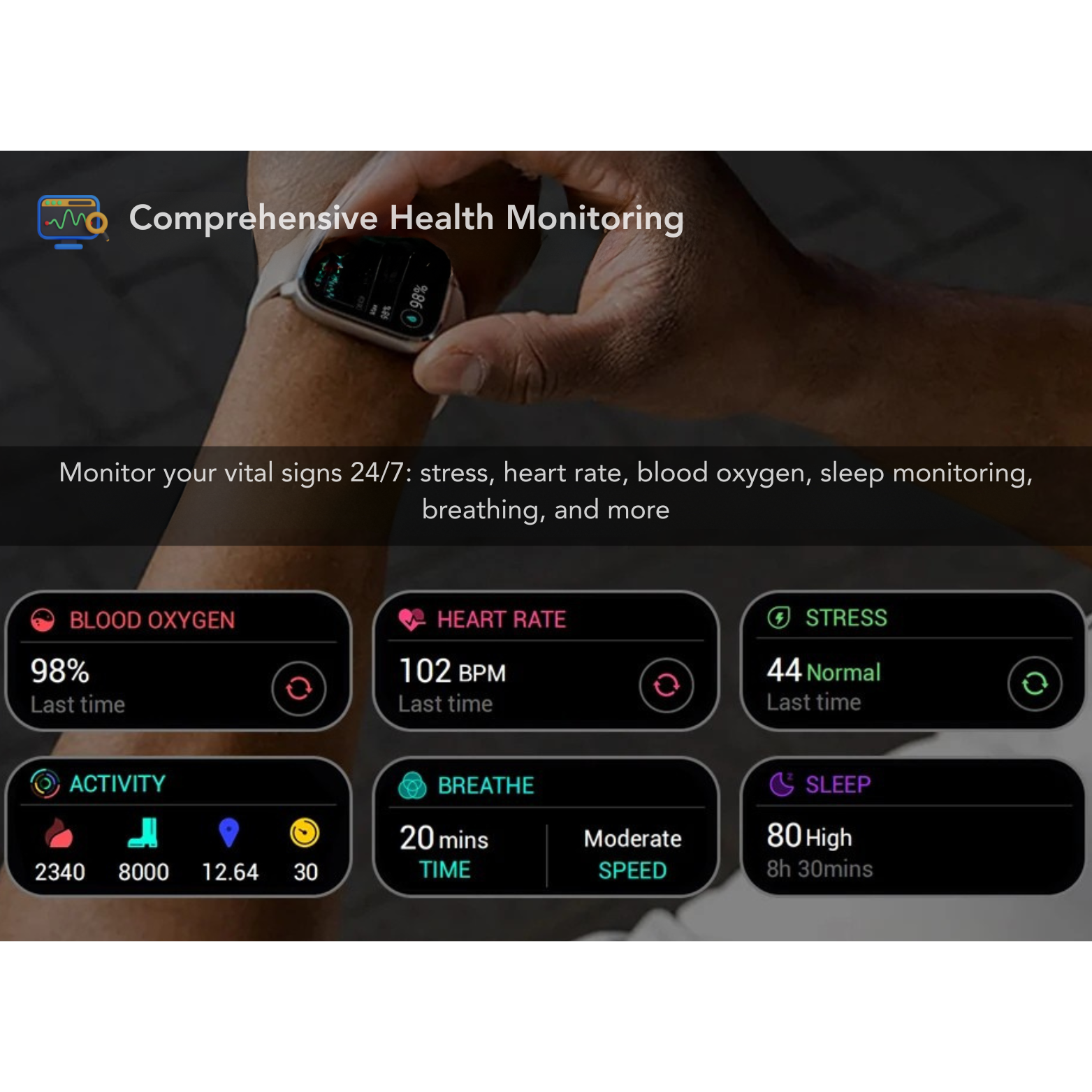 AMOLED GPS Smartwatch for Men