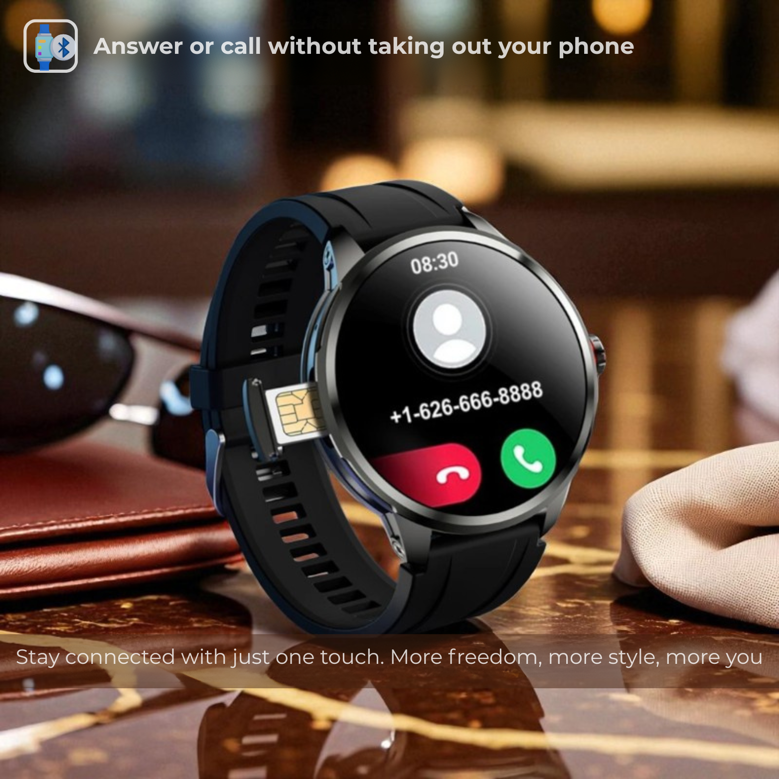 5G AMOLED Smartwatch with Camera