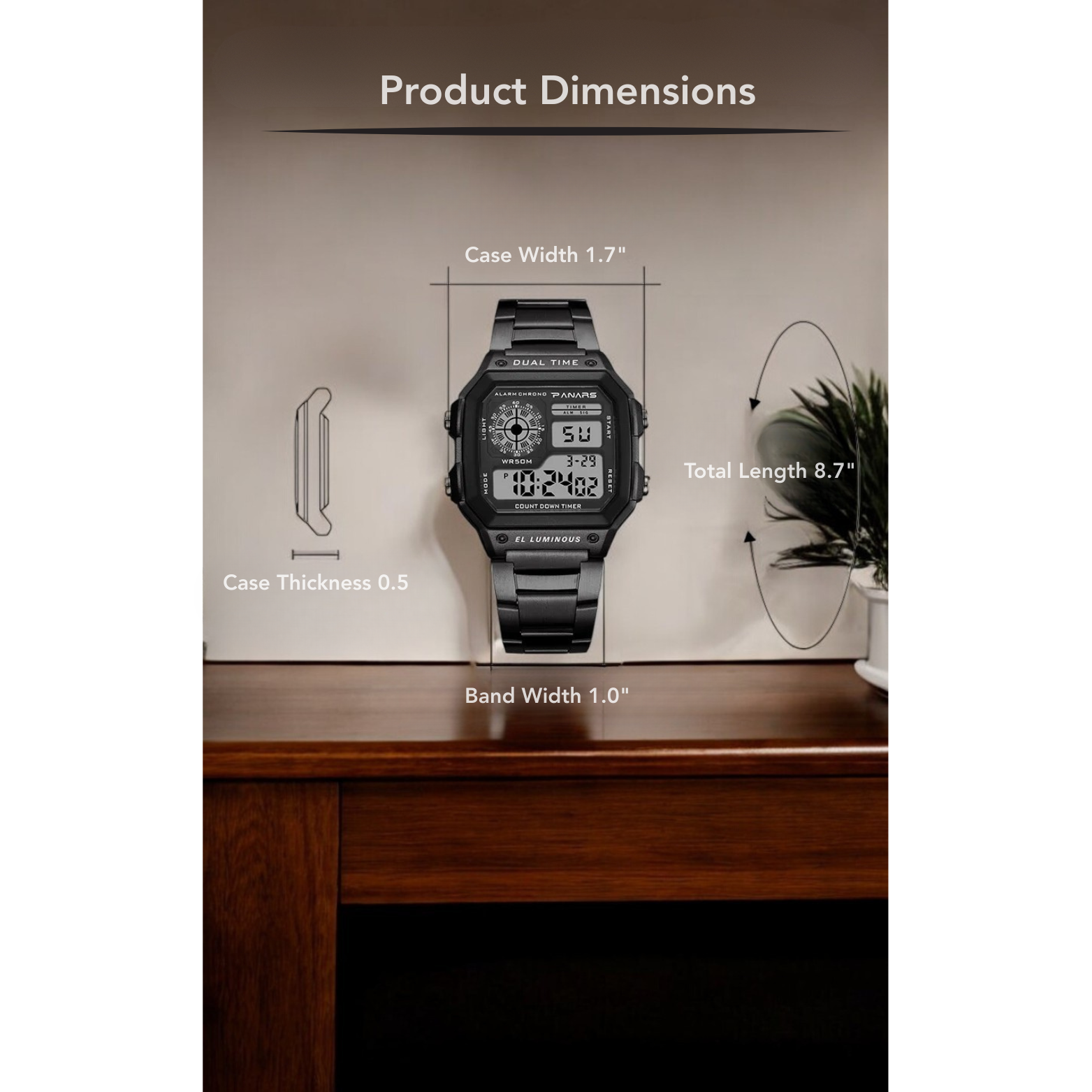 Steel Sports Watch
