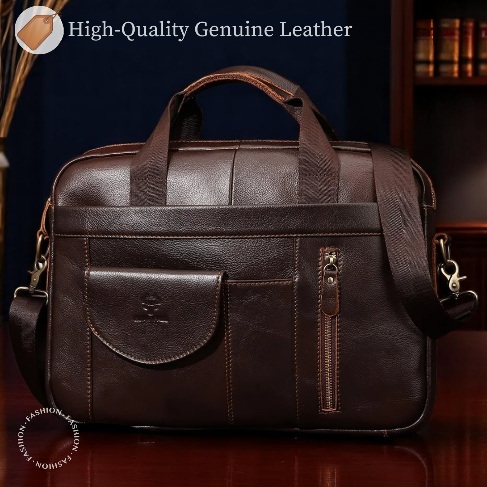 Executive Leather Briefcase