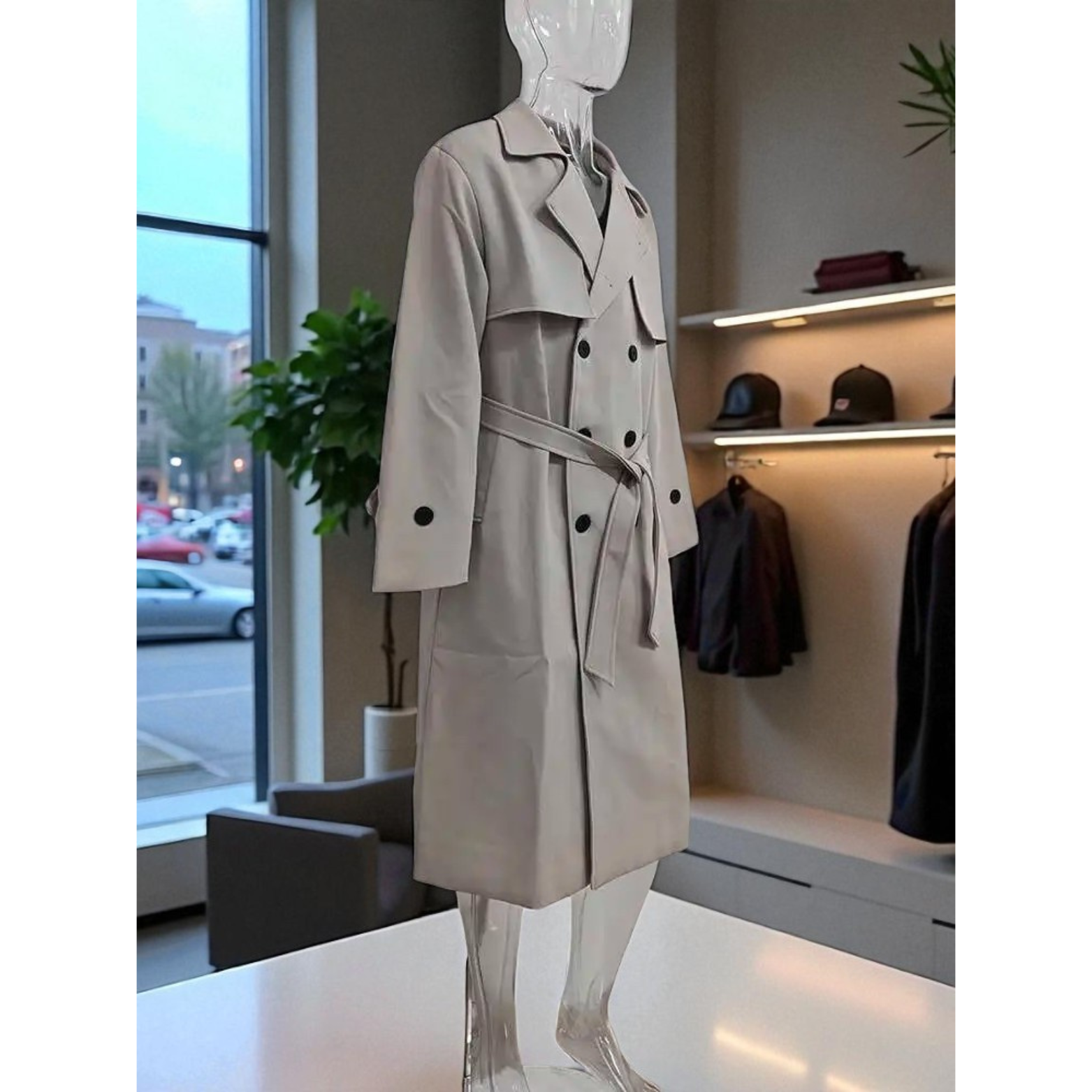 Korean Long Trench Coat