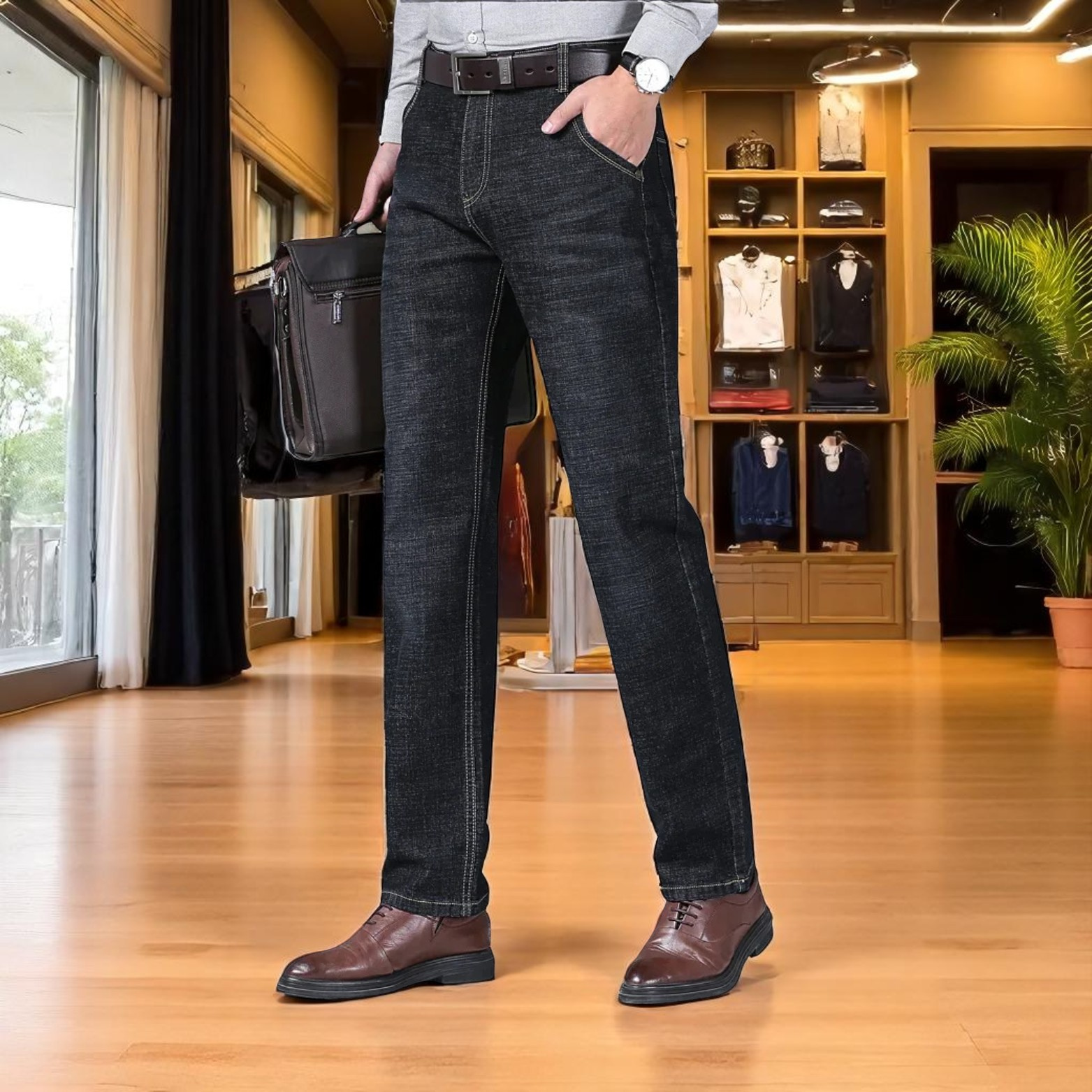 Casual Slim Fit Denim Jeans