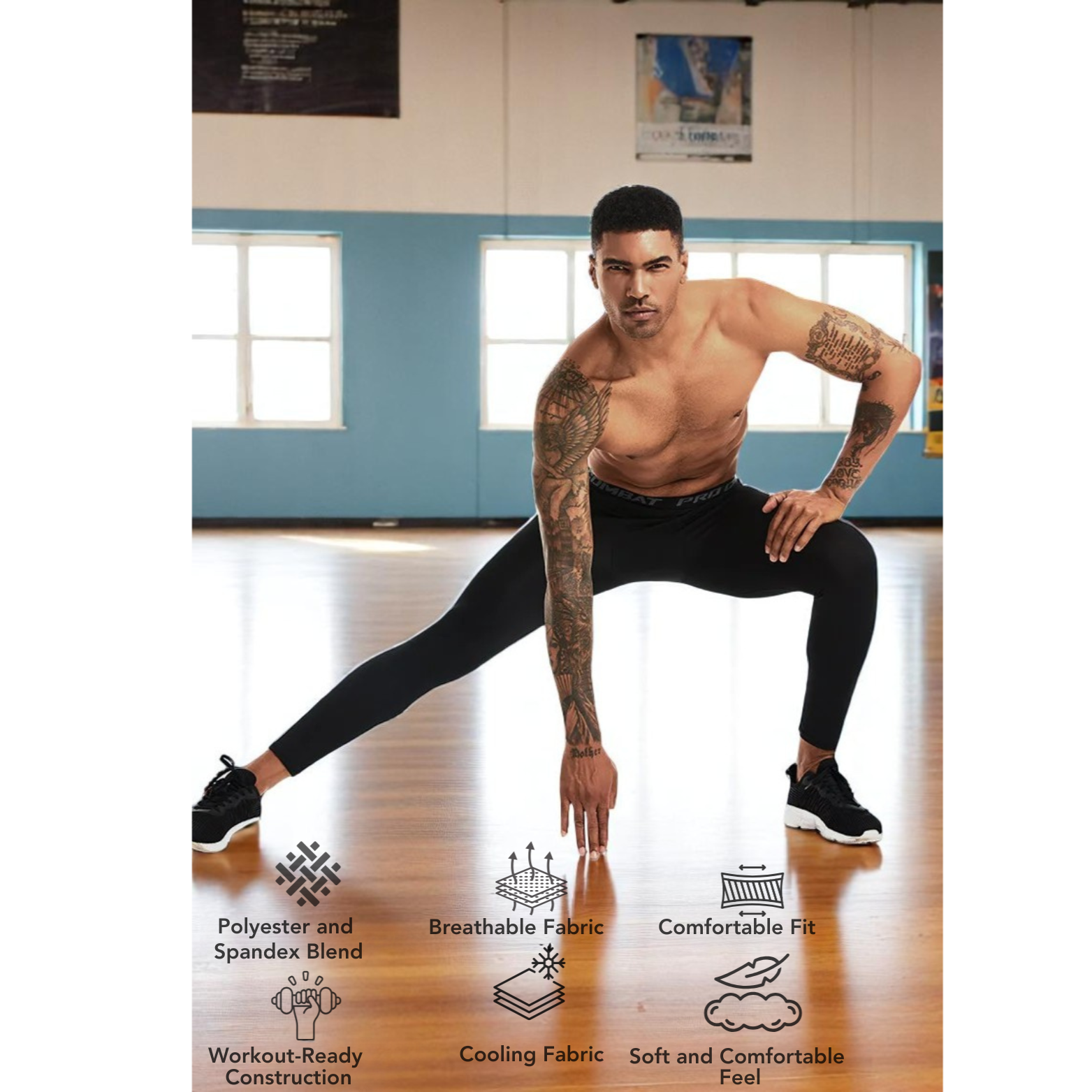 Men's Compression Sports Tights