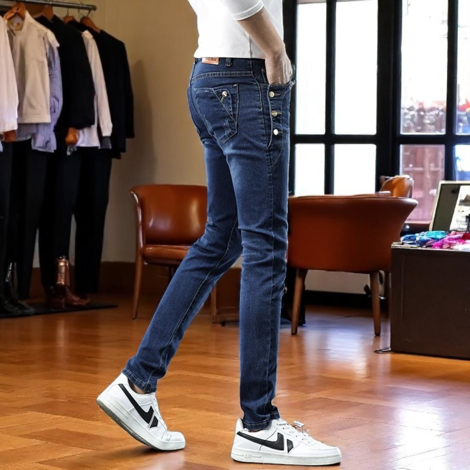 Jeans Corte Slim Casuales