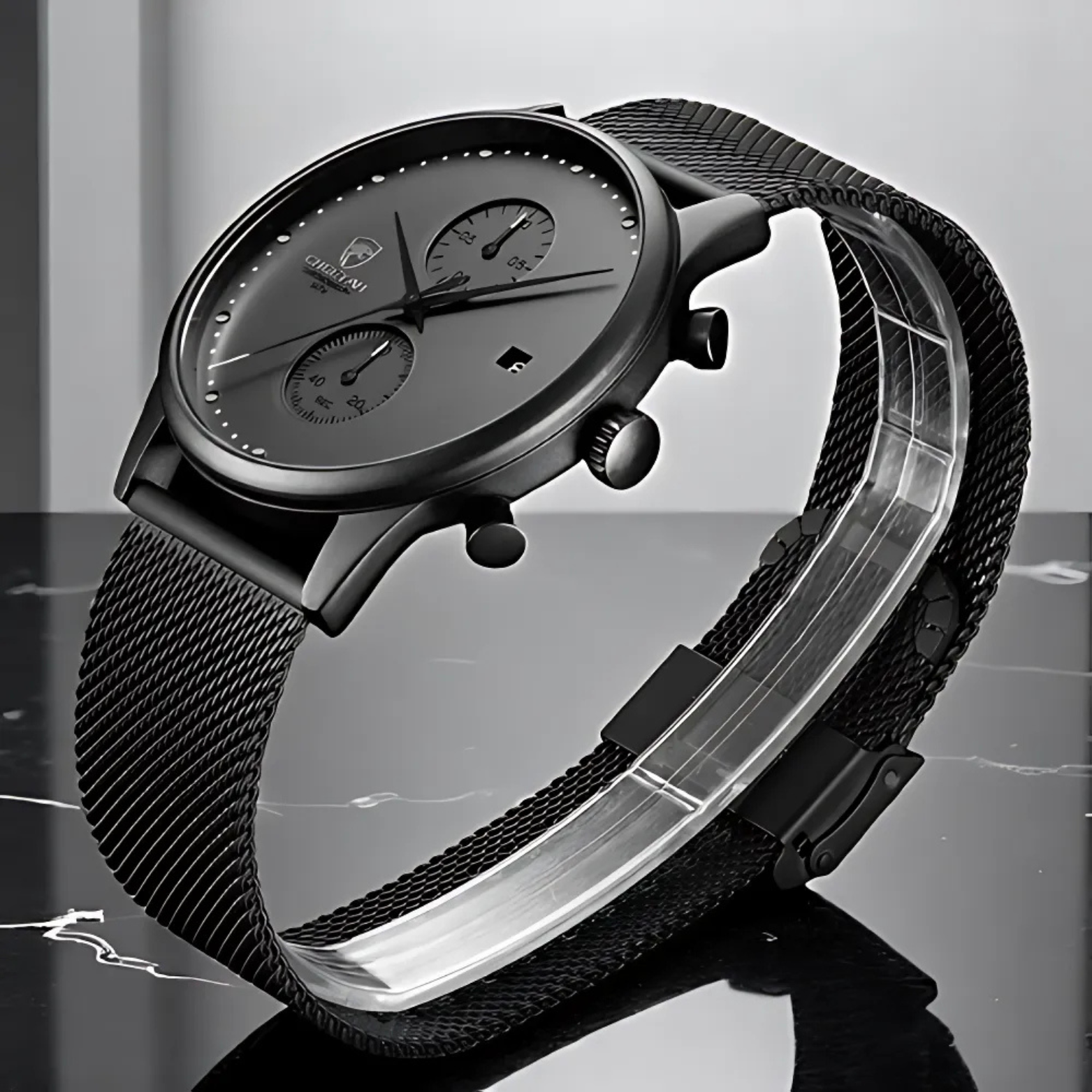 Elegant Sporty Steel Watch