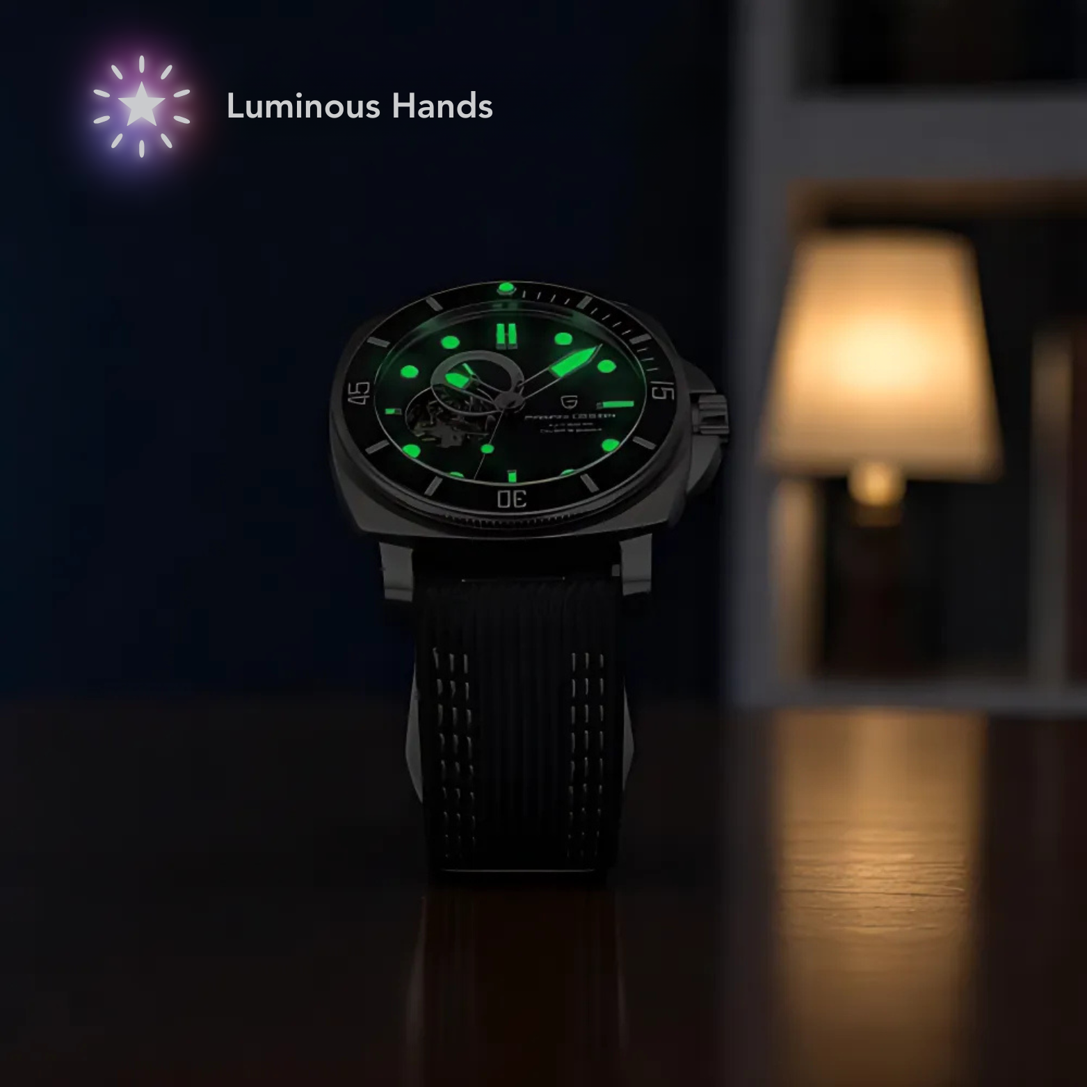 Men's 20 Bar Mechanical Sports Watch