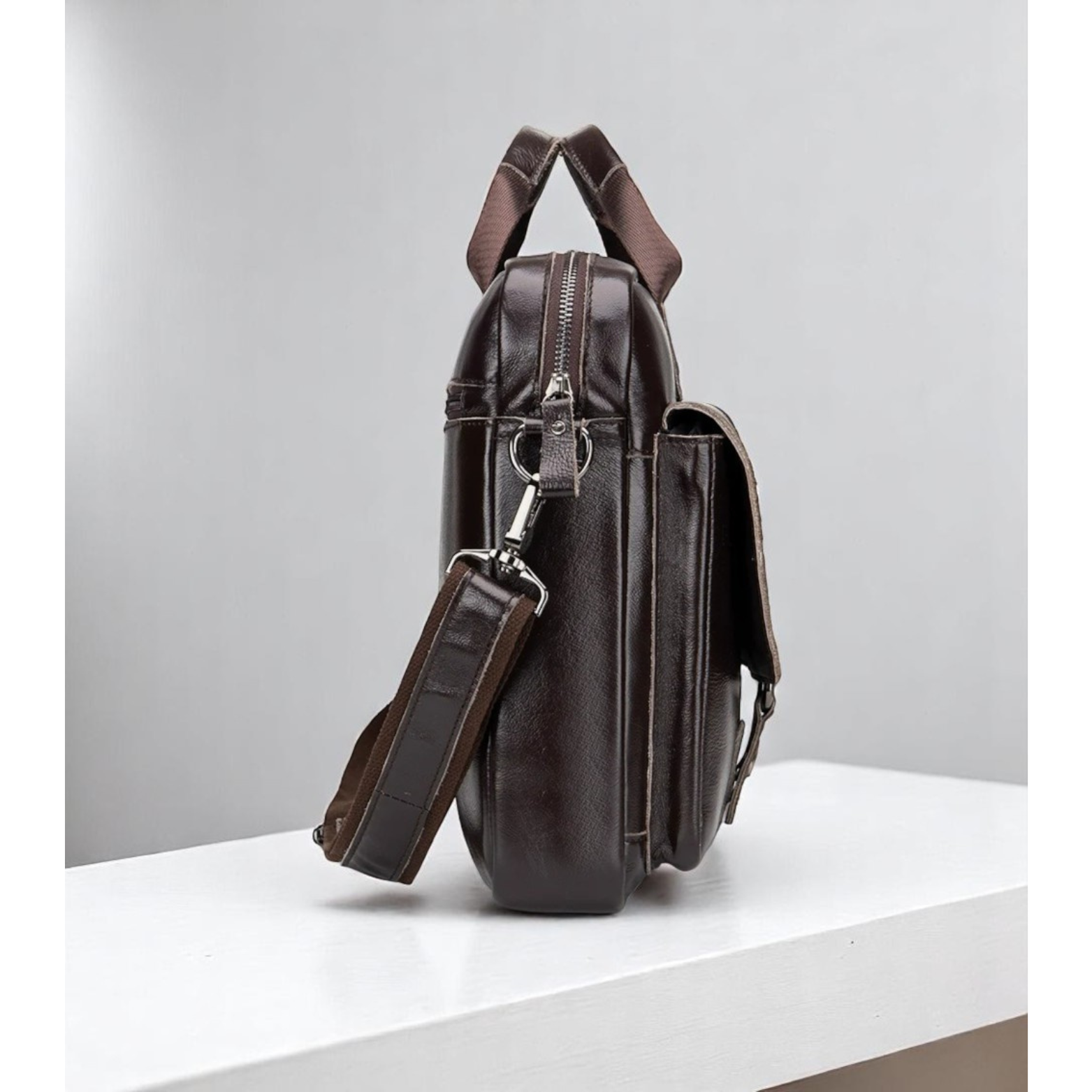 Premium Executive Leather Briefcase