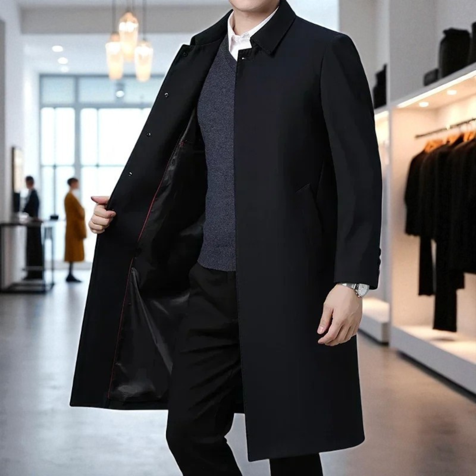 Casual Winter Trench Coat