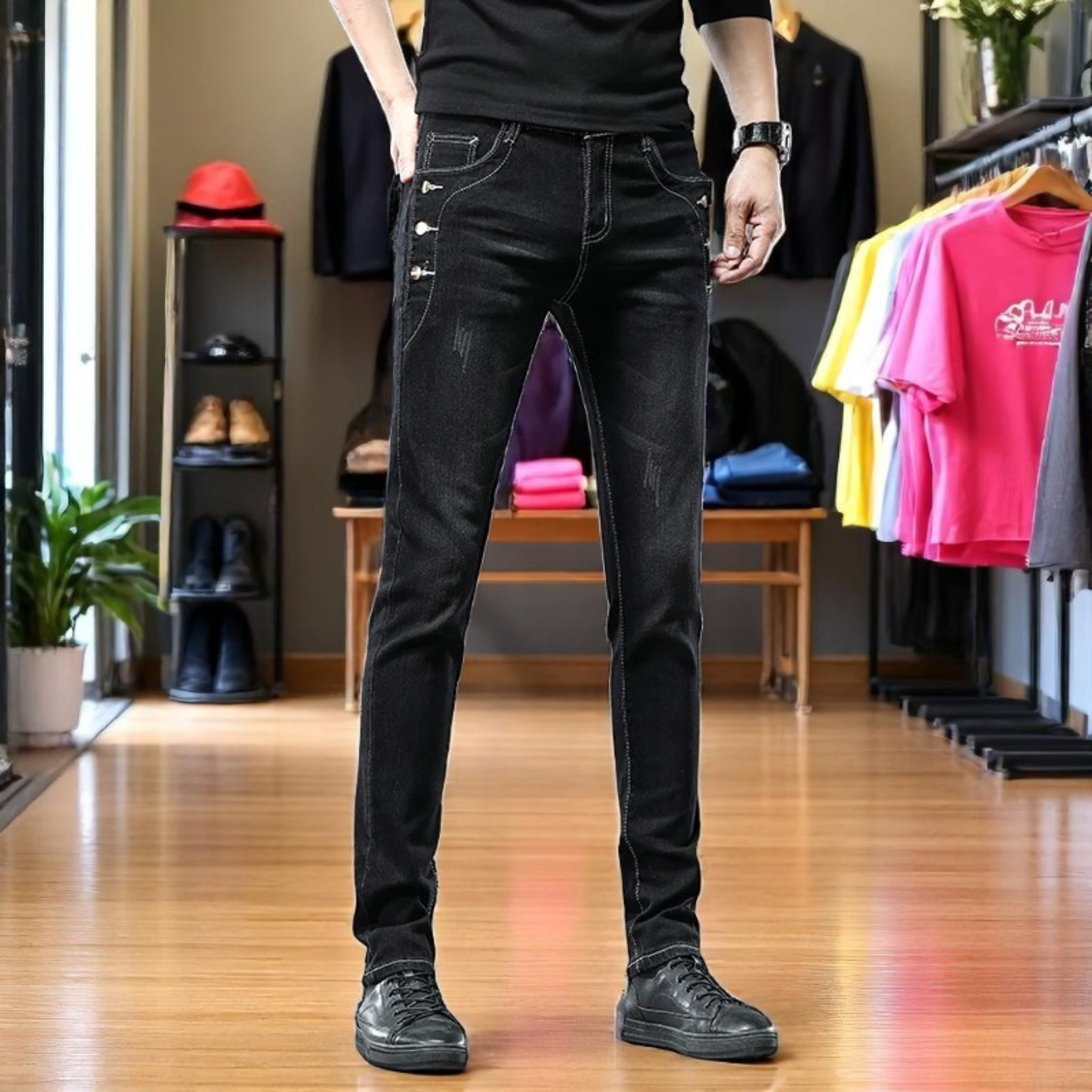 Jeans Corte Slim Casuales