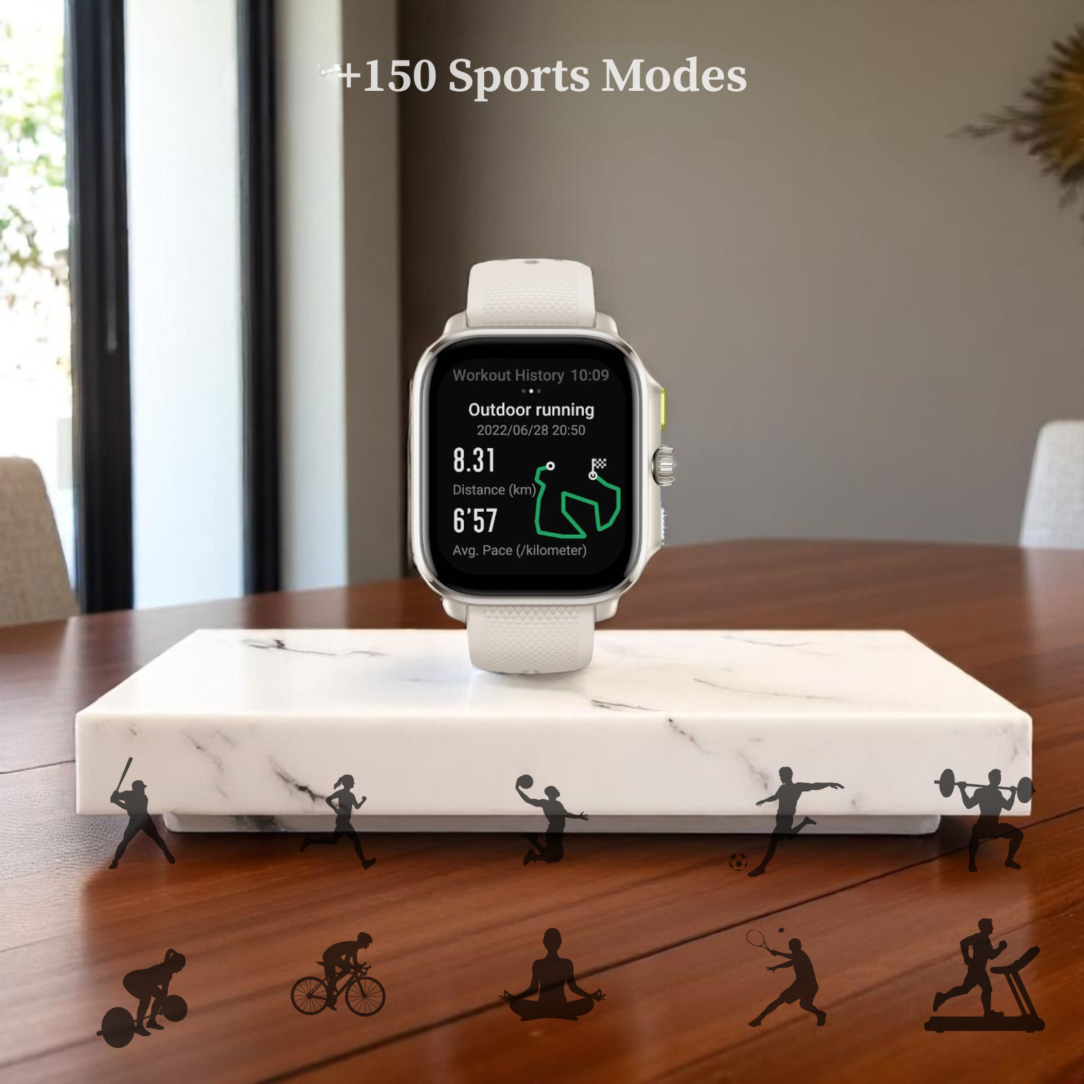The Amazfit Cheetah Square with GPS