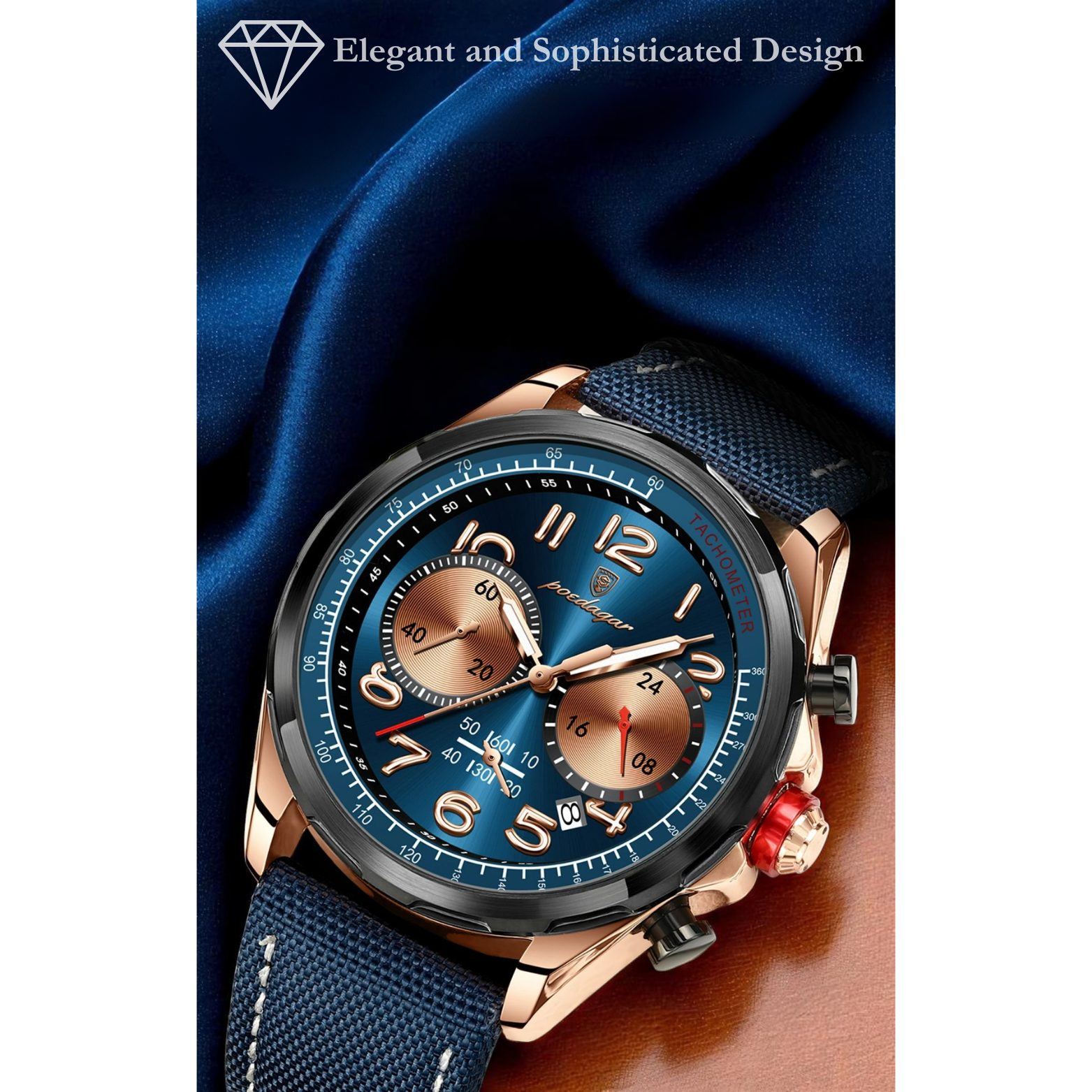 Chrono Leather Watch