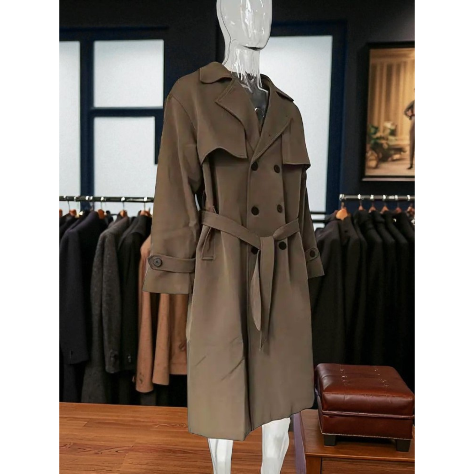 Korean Long Trench Coat