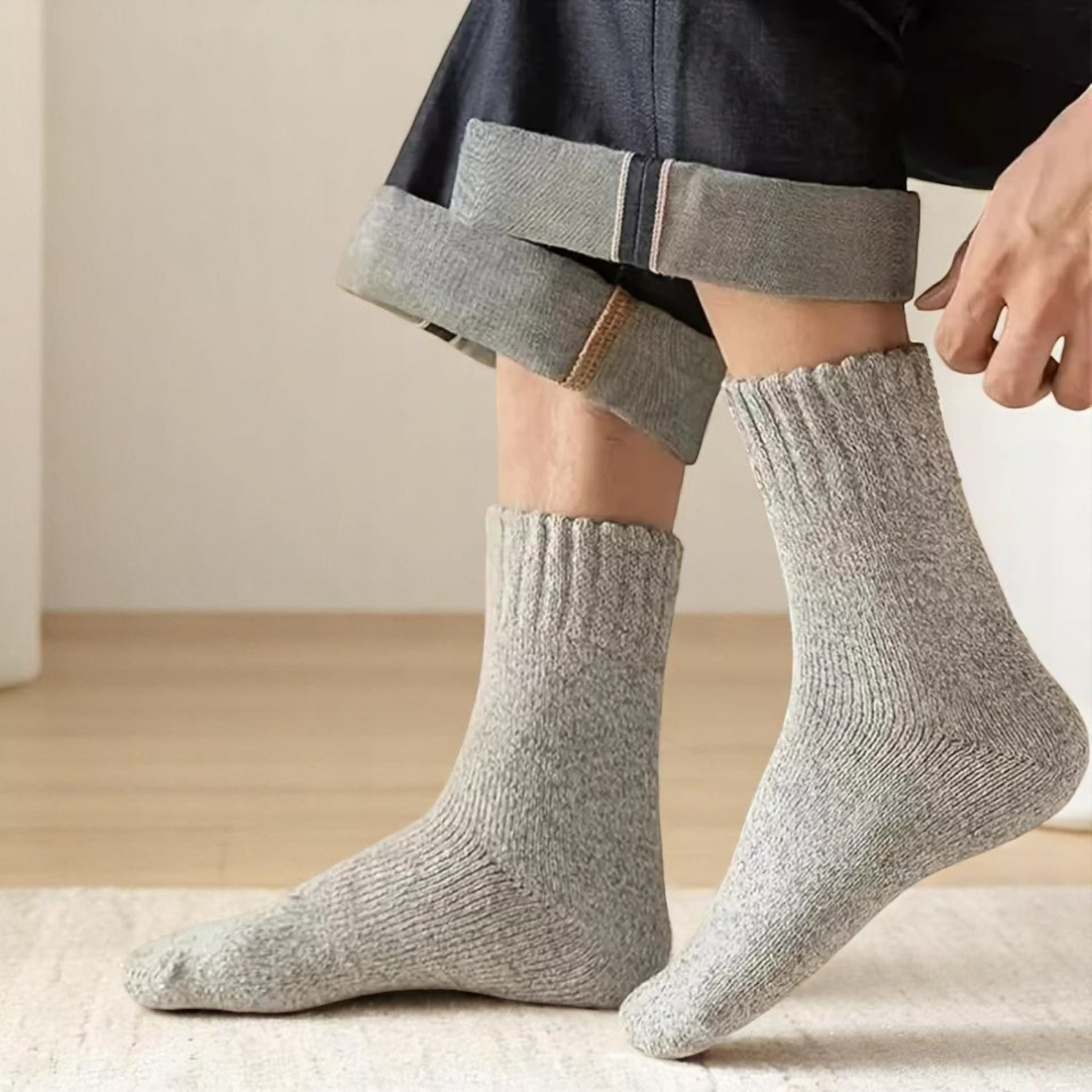 Thick Winter Socks for Men (5 pairs)