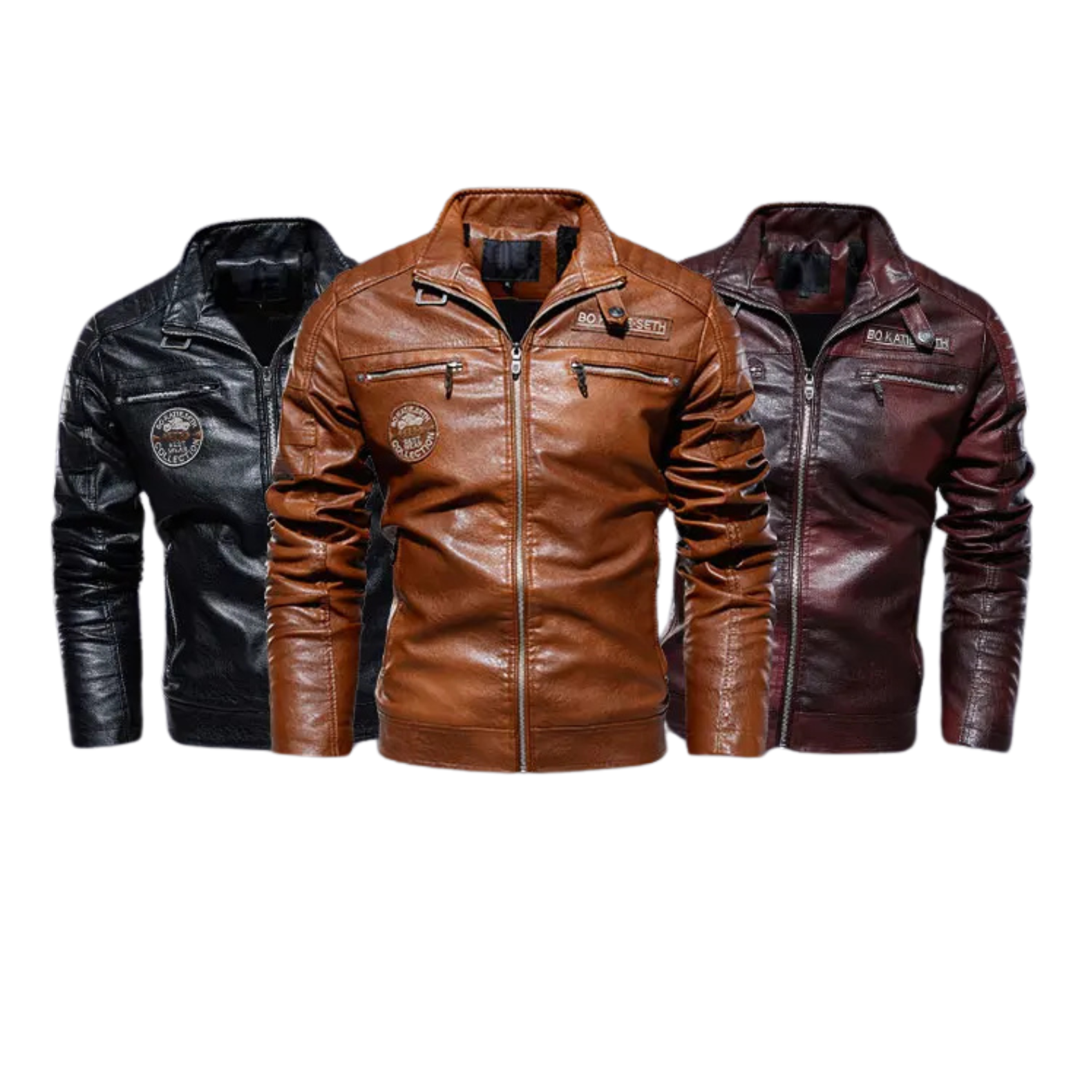 Synthetic Leather Jacket