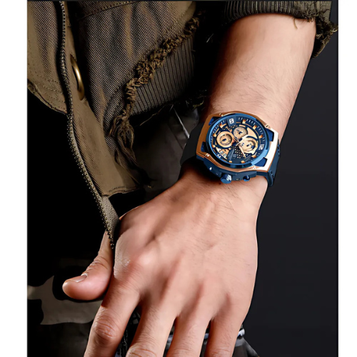 Leather Chrono Watch