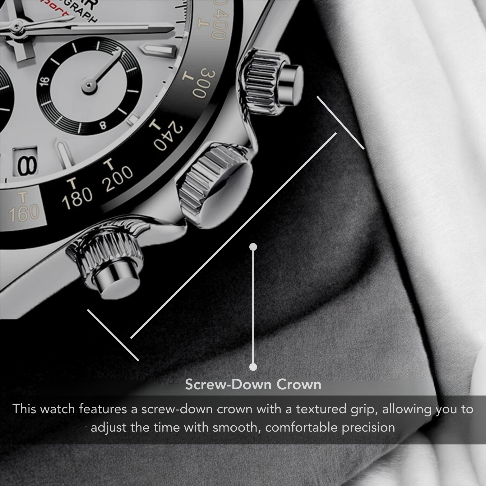Stainless Steel Mechanical Watch