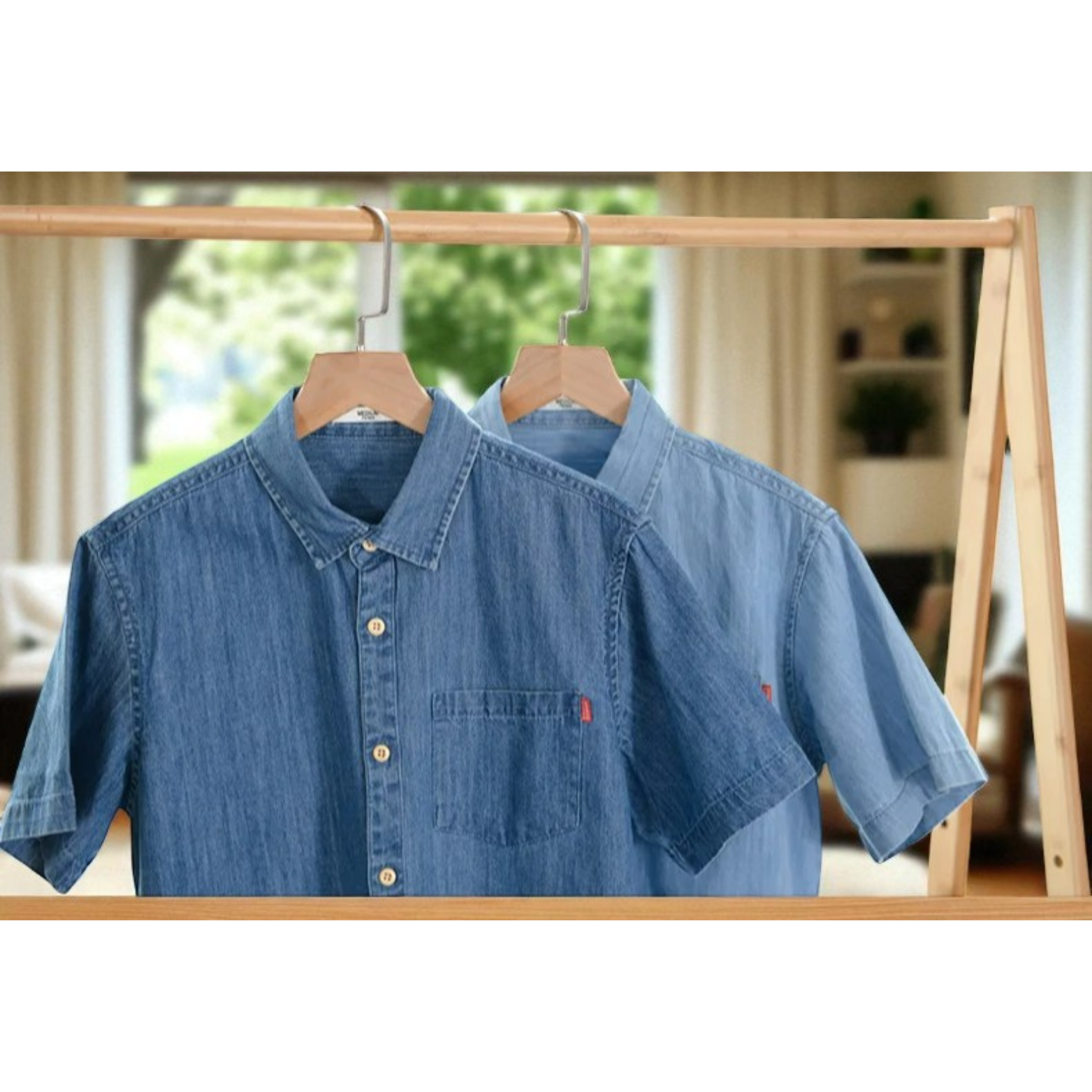 Men's Summer Casual Denim Shirt