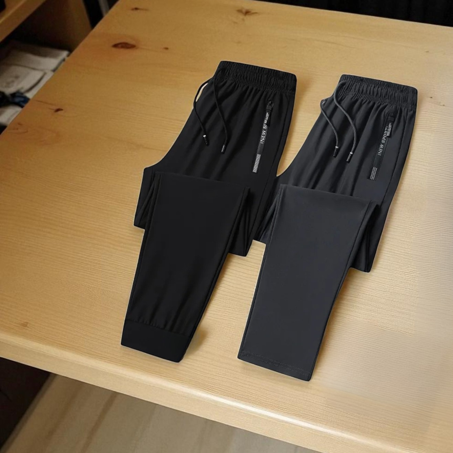 Men’s Summer Ice Silk Joggers
