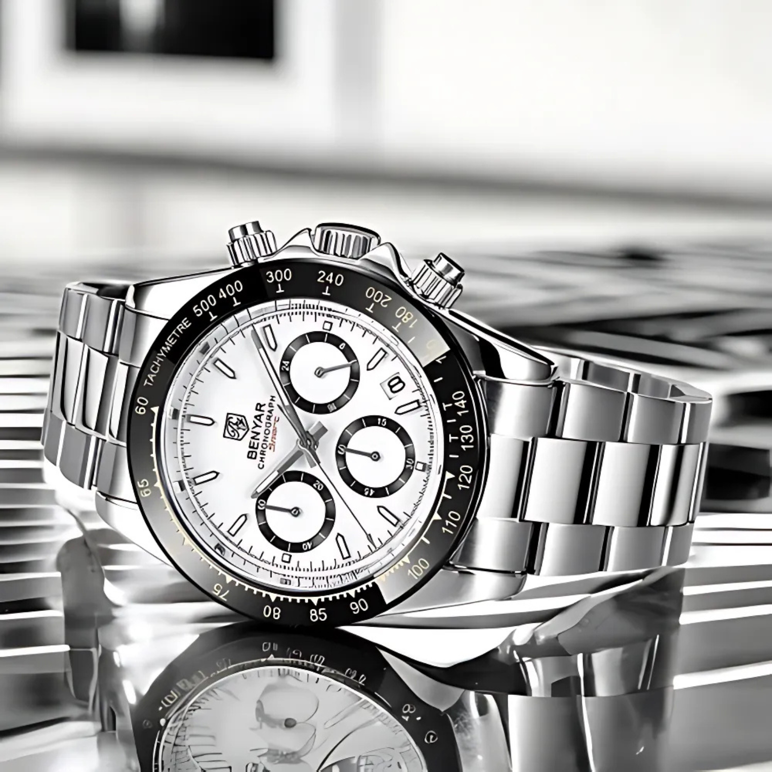 Stainless Steel Mechanical Watch