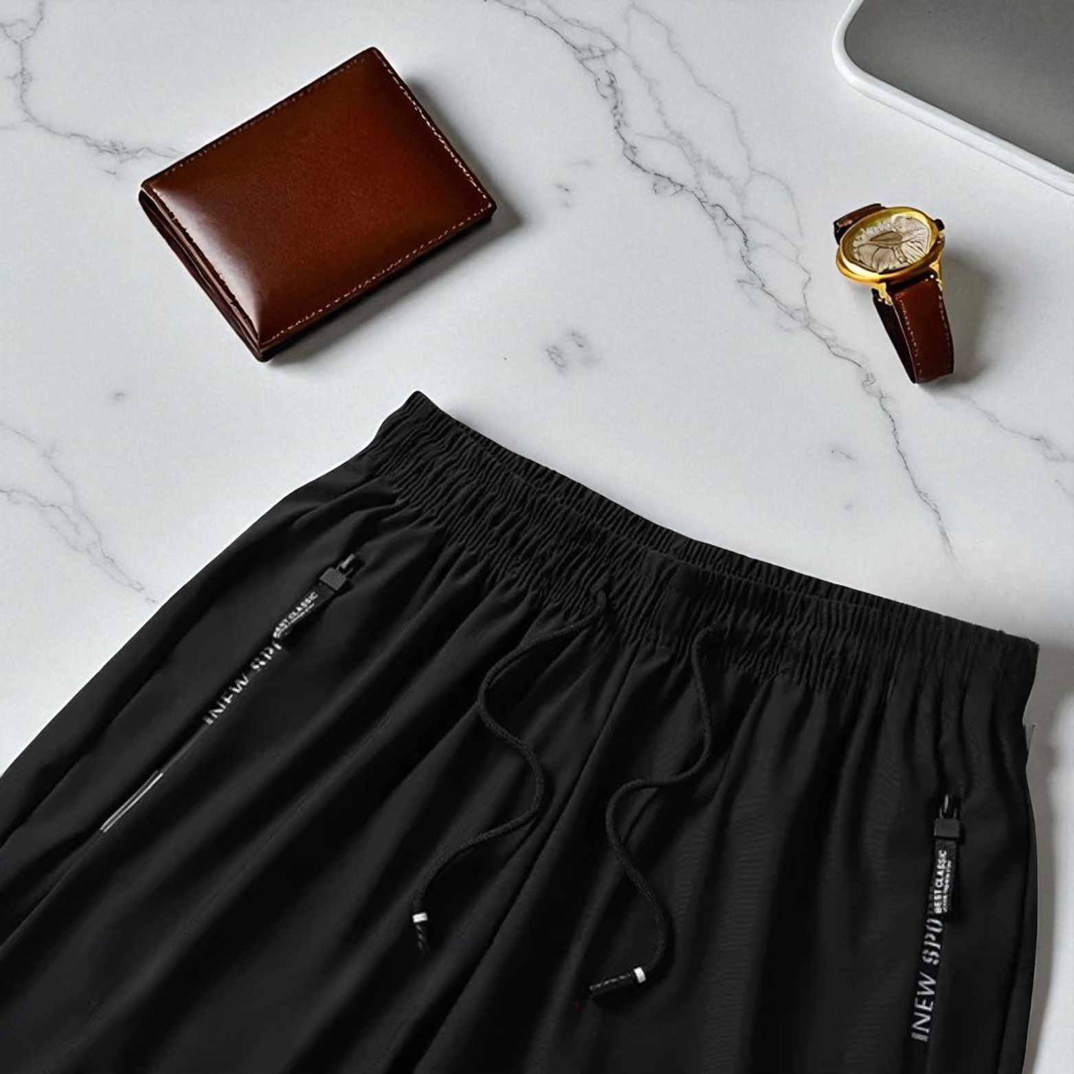 Men’s Summer Ice Silk Joggers