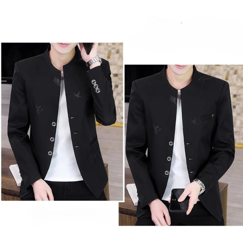 Korean Style Printed Blazer