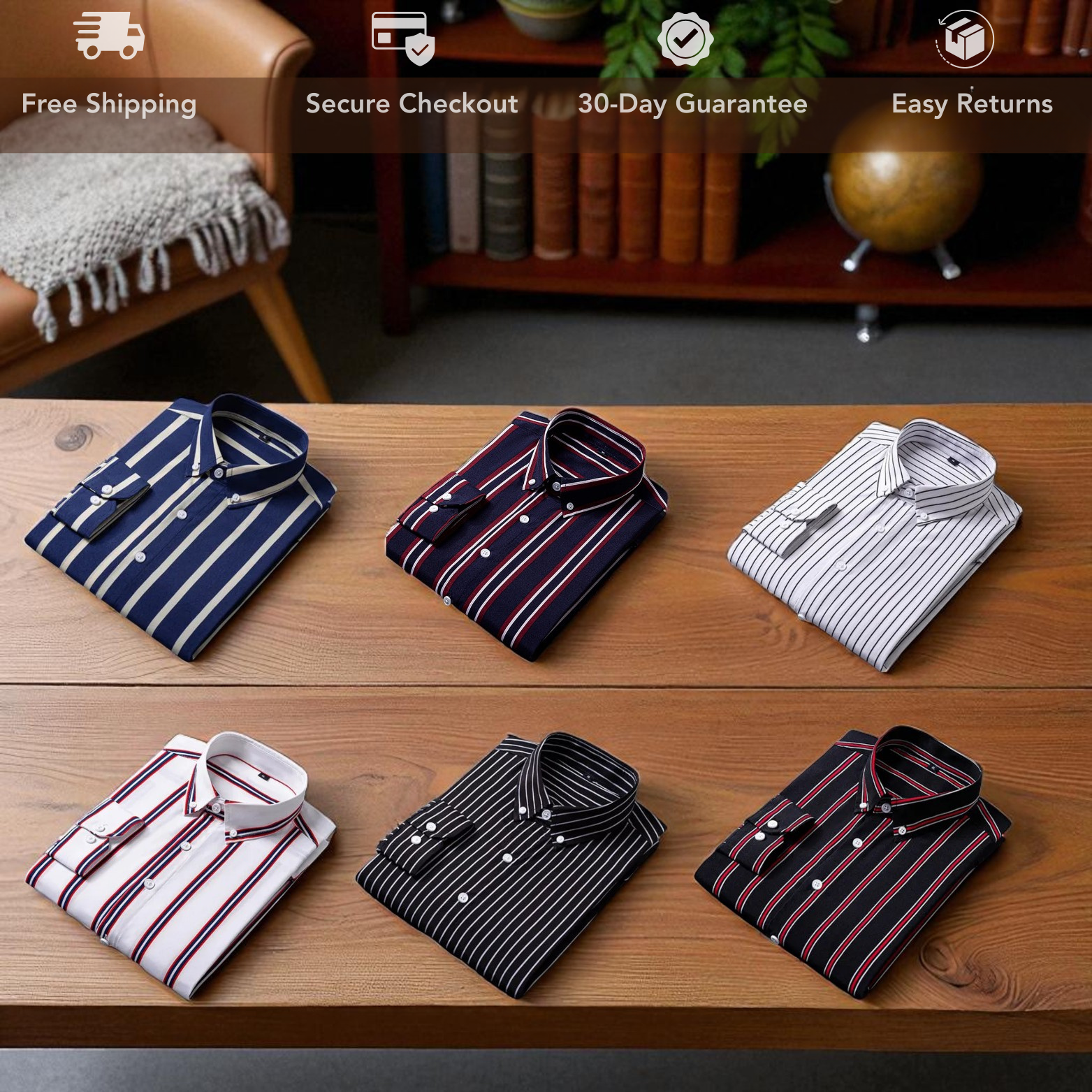 Formal Striped Shirt