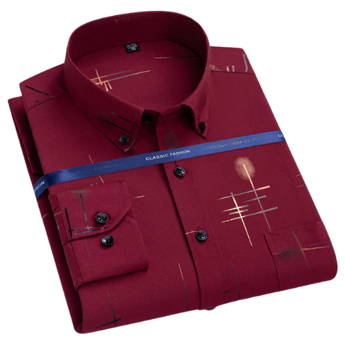 Elegant Printed Shirt Fall-Winter