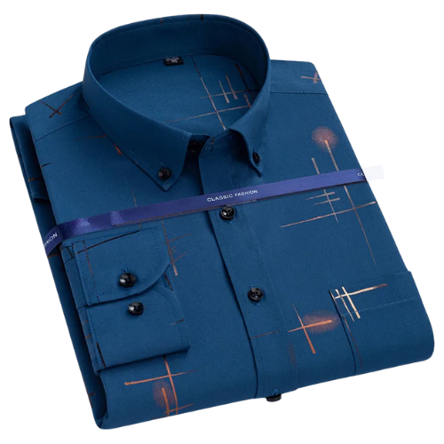 Elegant Printed Shirt Fall-Winter