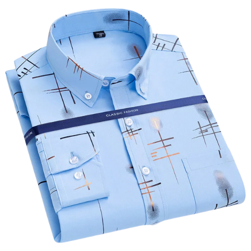 Elegant Printed Shirt Fall-Winter