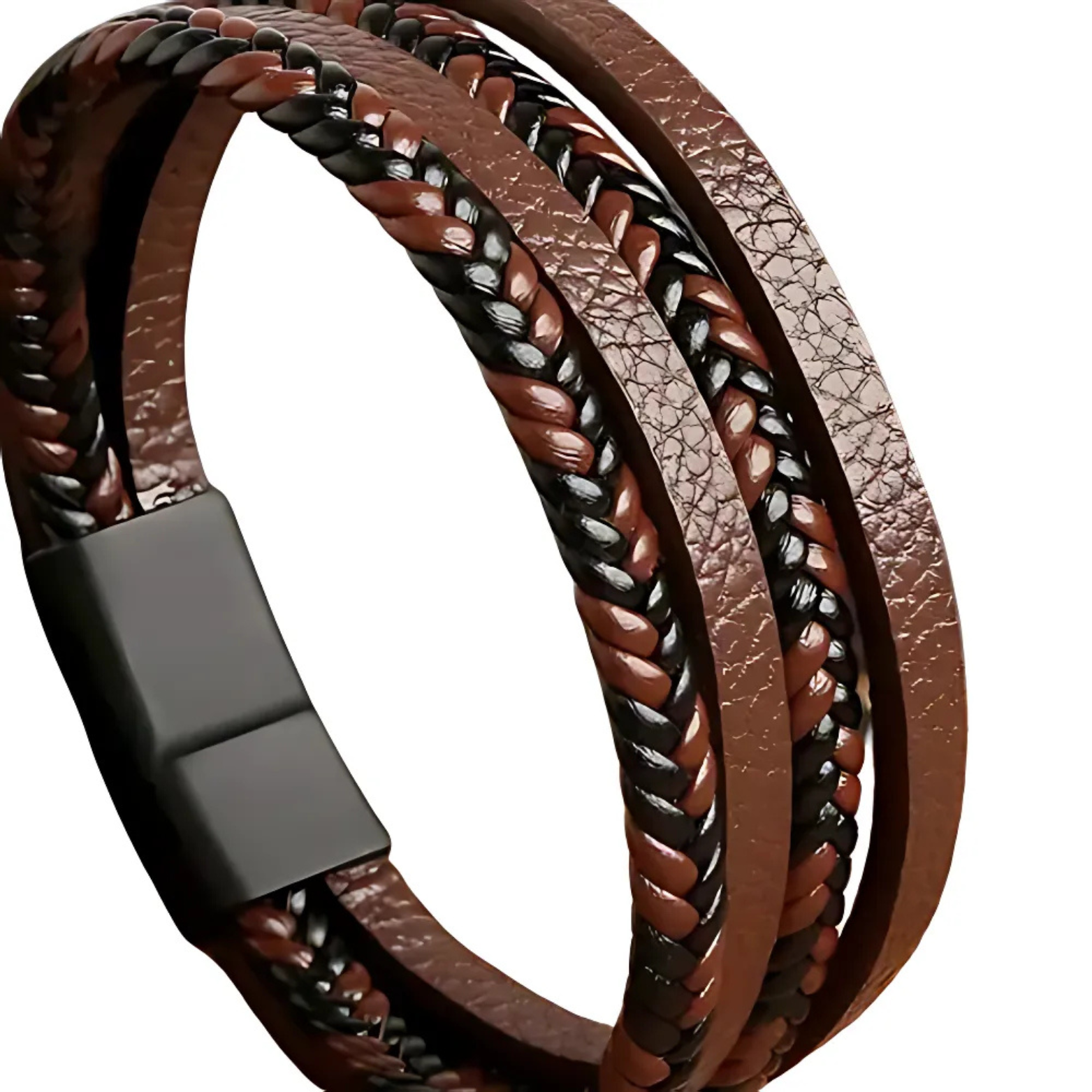 Classic woven leather bracelet