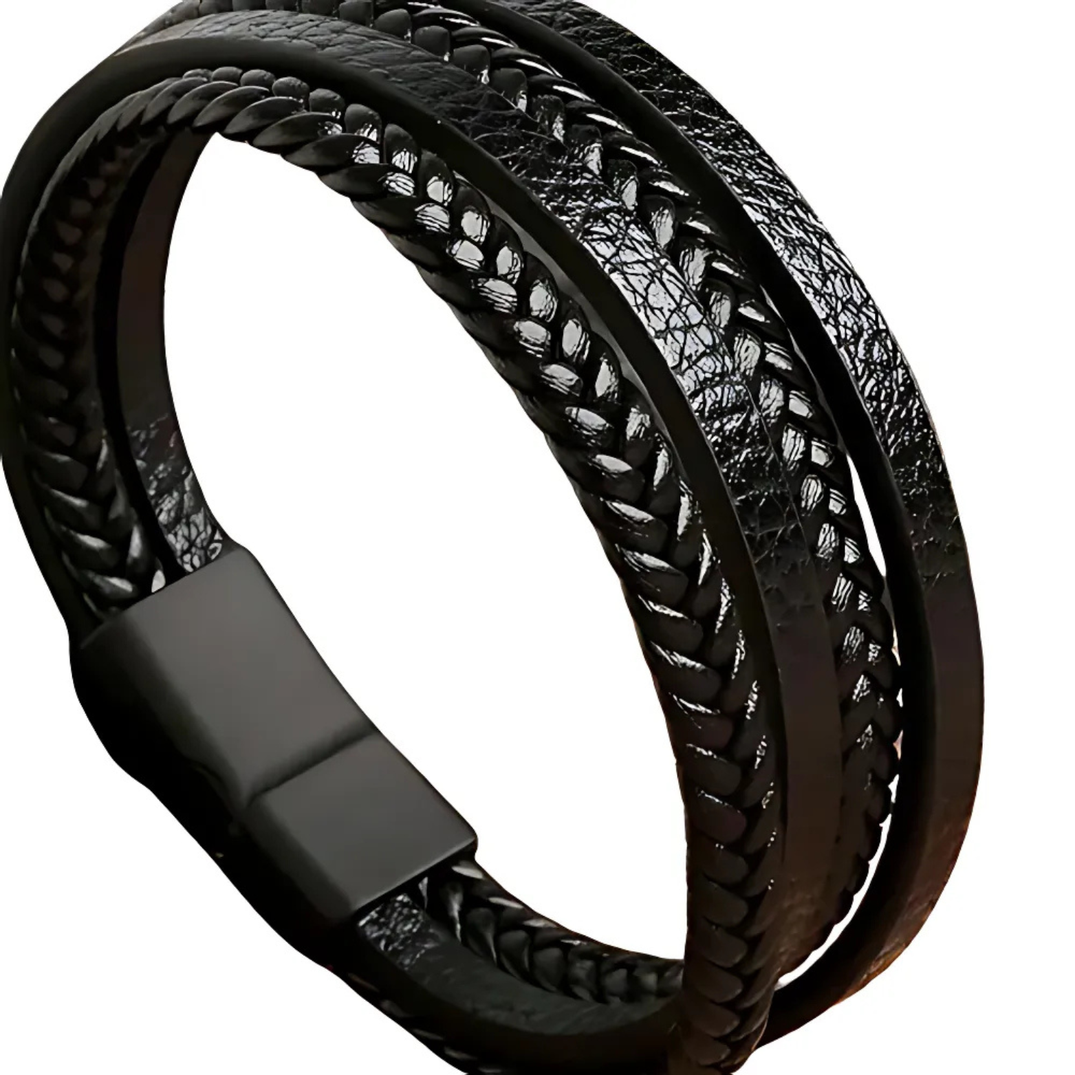 Classic woven leather bracelet