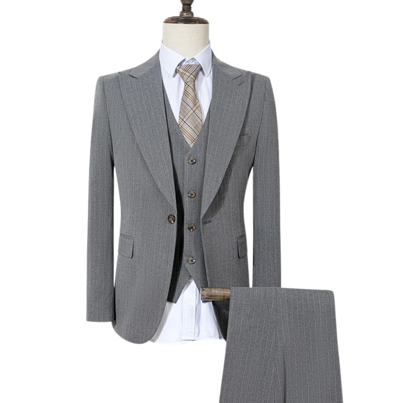 Men’s Classic Striped Suit