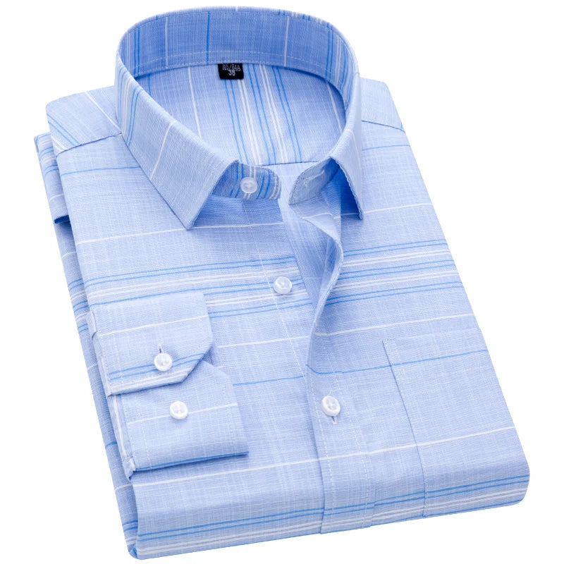 Classic Long-Sleeved Cotton Shirt