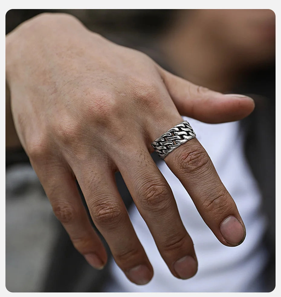 Vintage Double Cuban Ring