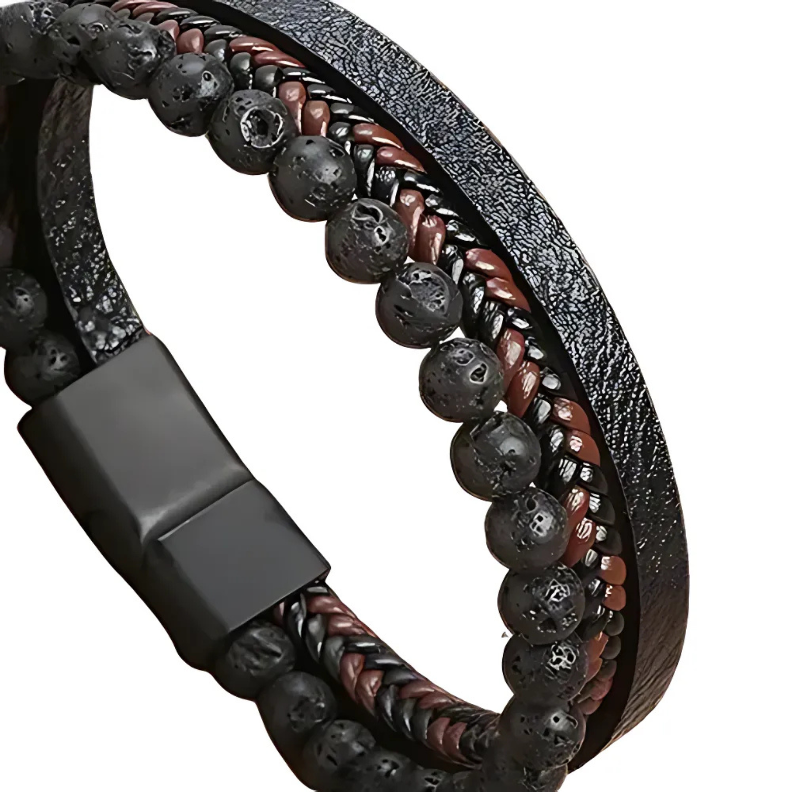 Classic woven leather bracelet