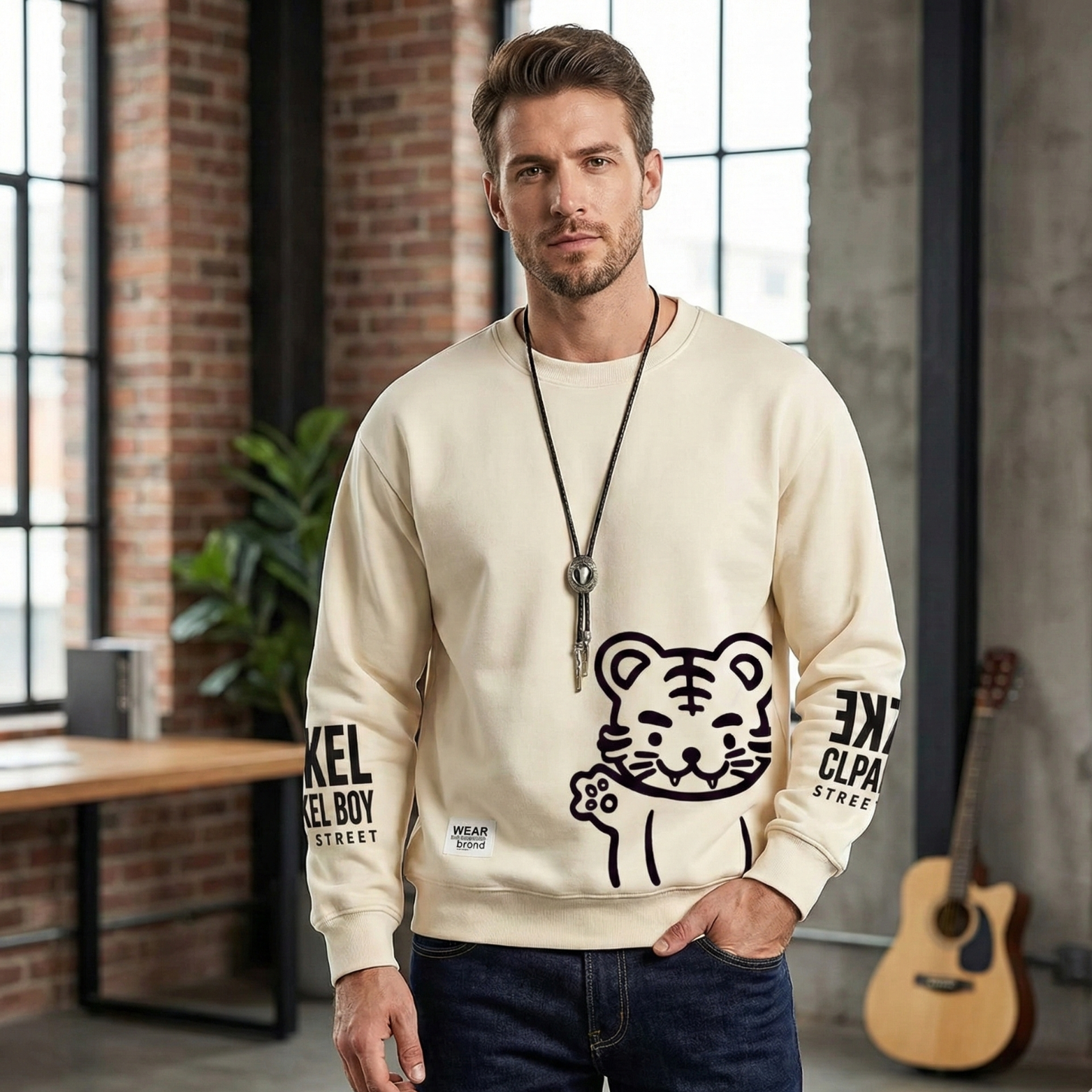 Japanese Tiger Street Sweatshirt