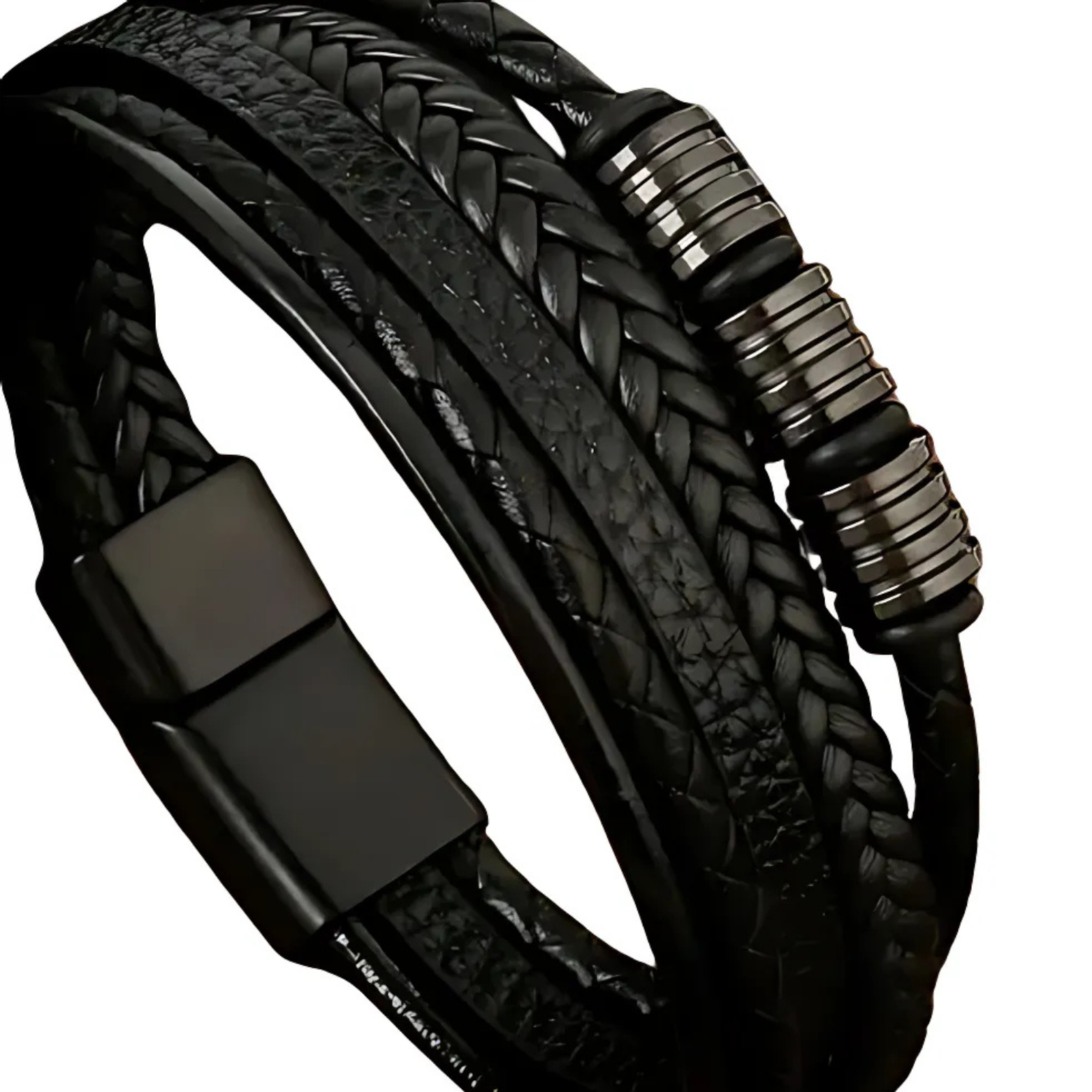 Classic woven leather bracelet