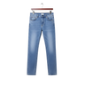 Men slim stretch jeans light blue front view – The Crew