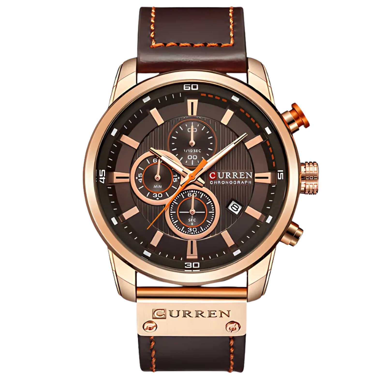 Leather Force Casual Elegant Watch