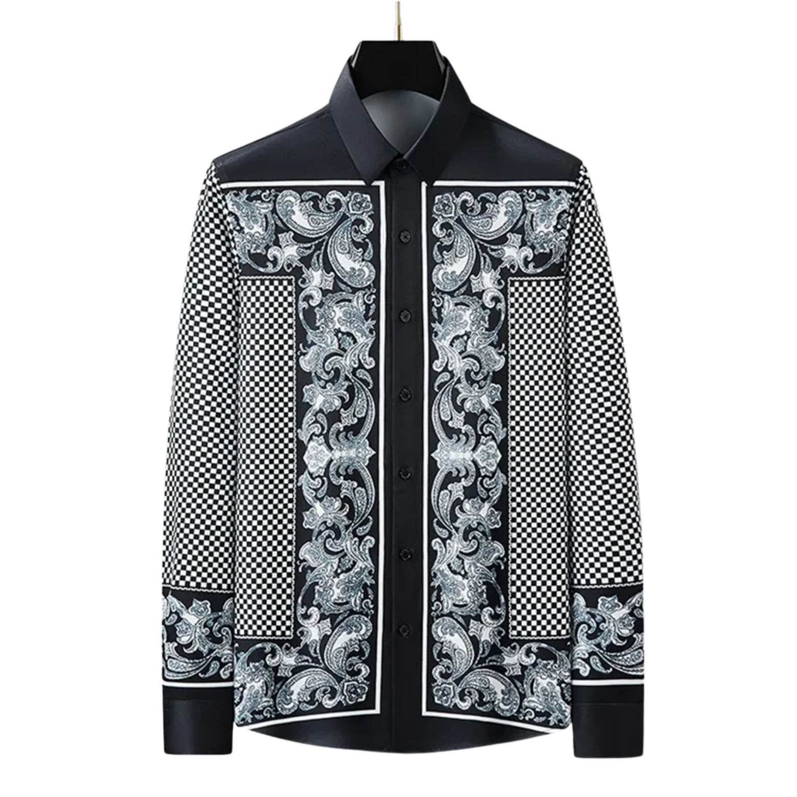 Men's Retro Printed Shirt