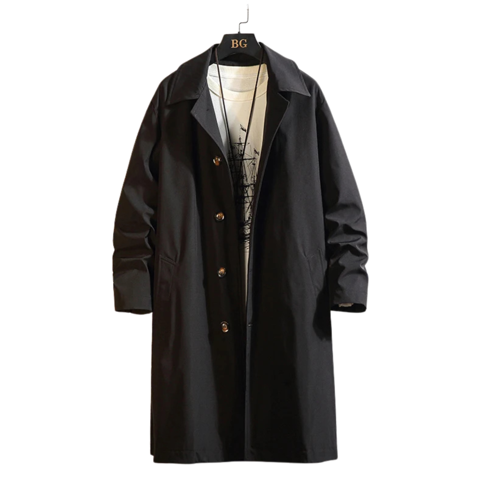 Korean Style Oversized Trench Coat