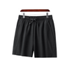 Black Men’s Ice Silk Beach Shorts – The Crew