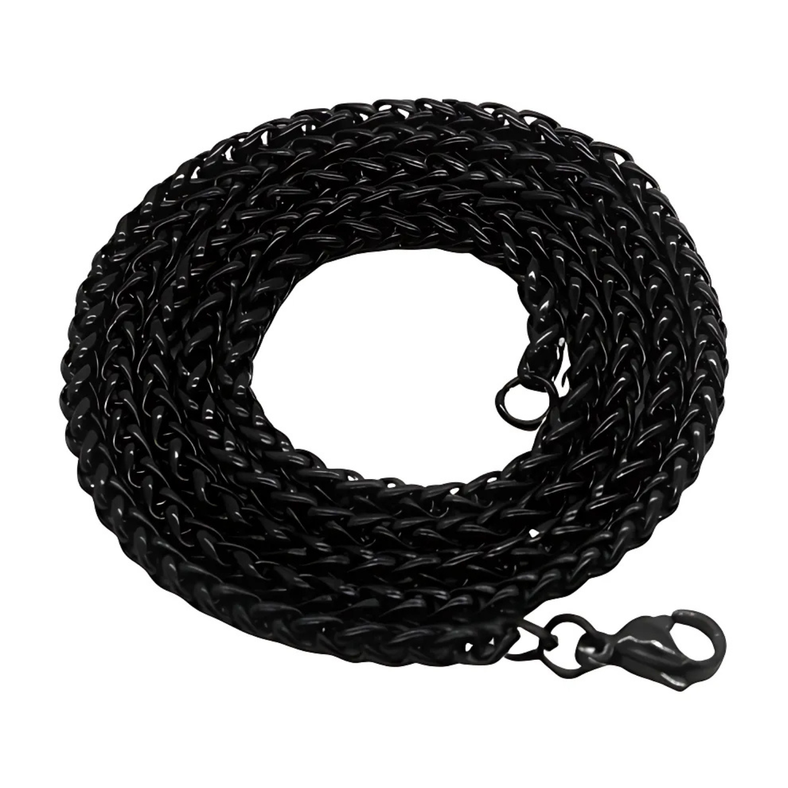 Elegant twisted chain necklace