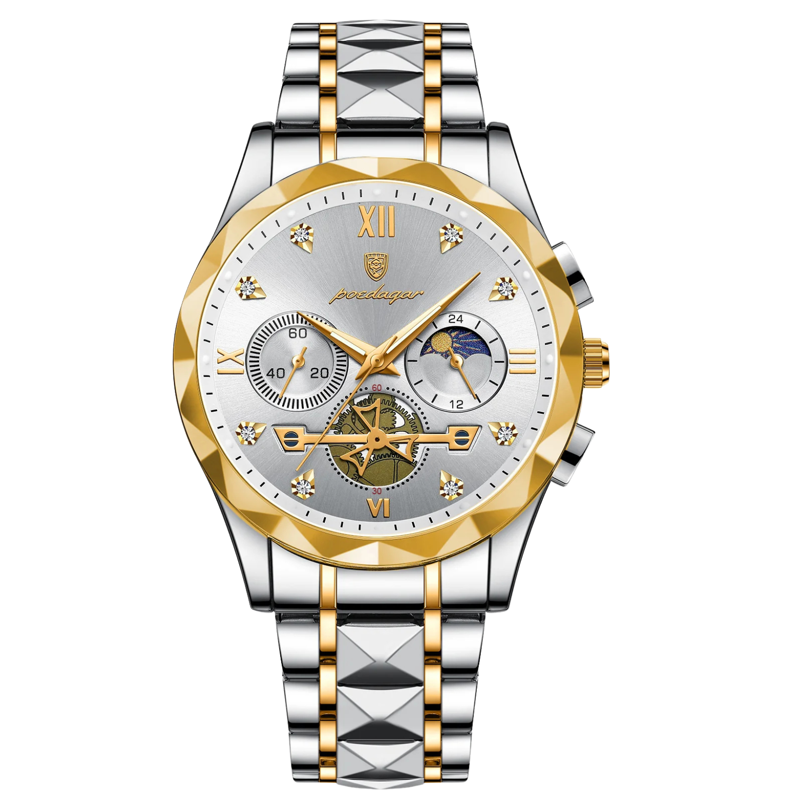 Reloj Clásico de Acero Inoxidable