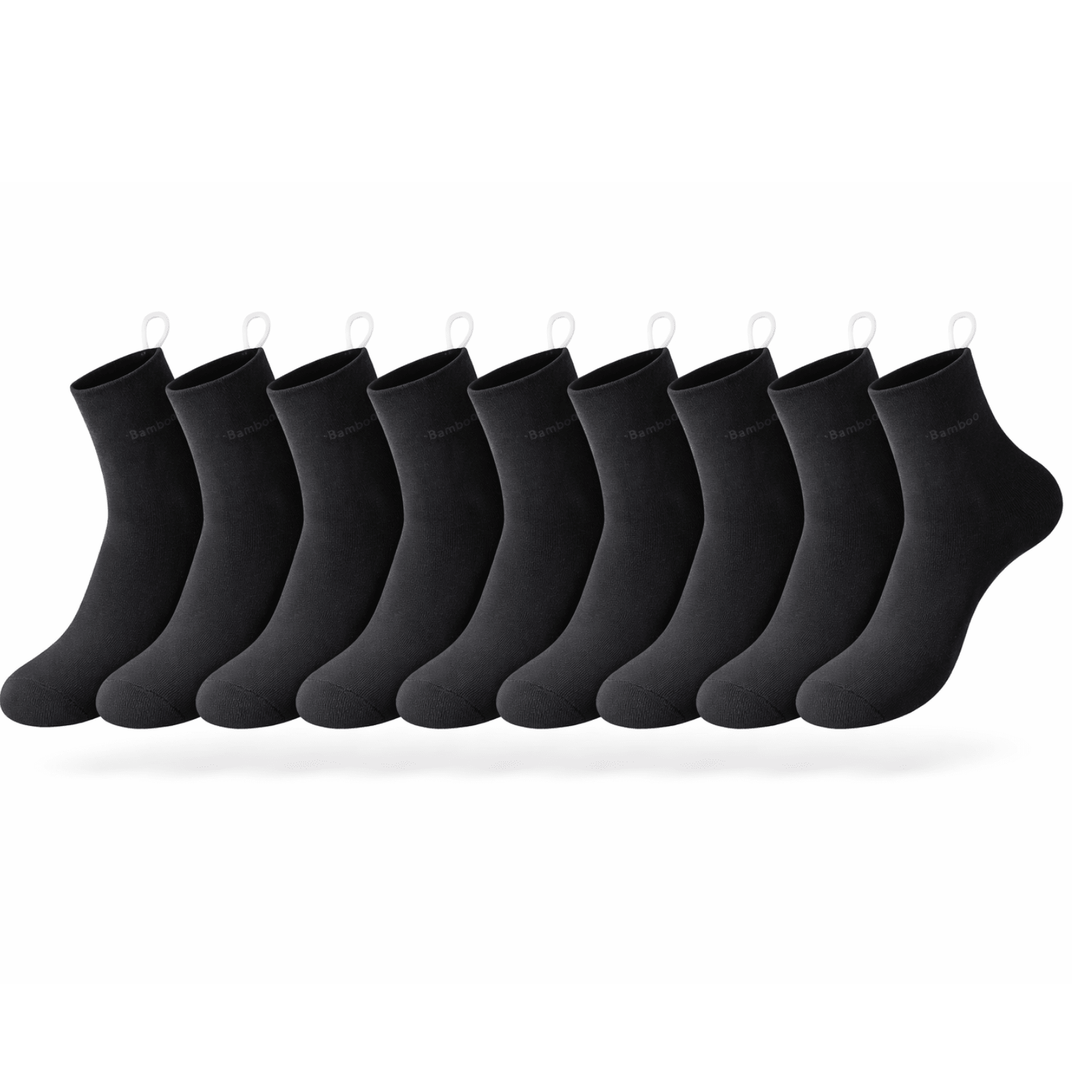 Men’s Bamboo Fiber Socks 10 - Pack – Breathable Comfort | The Crew - The Crew