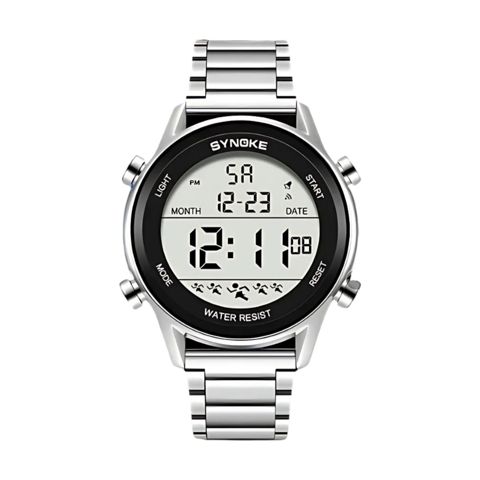 Stainless Steel Sports Watch