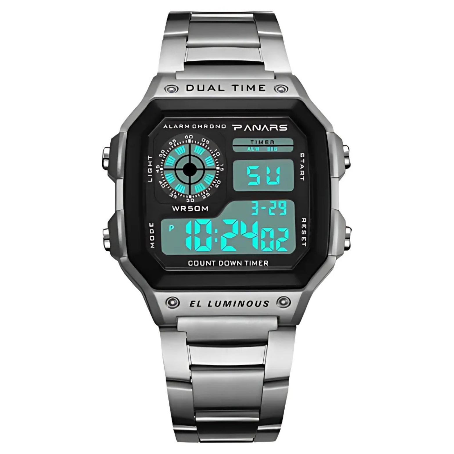 Steel Sports Watch