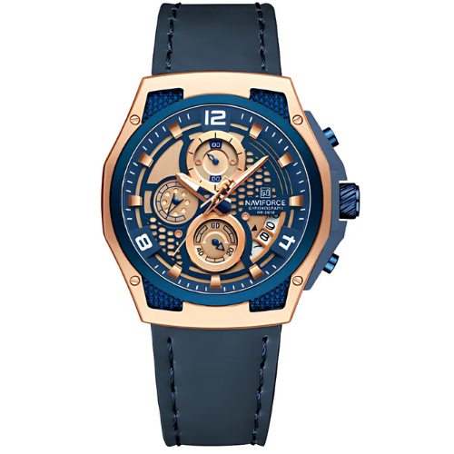 Leather Chrono Watch