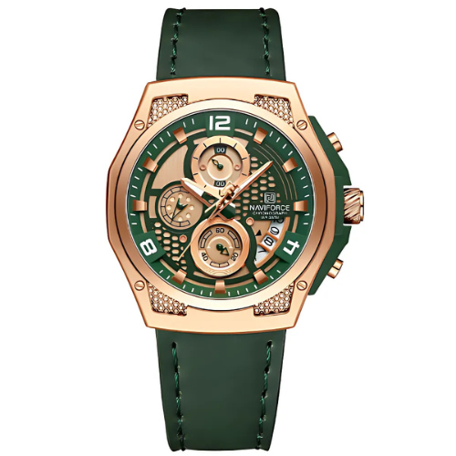 Leather Chrono Watch