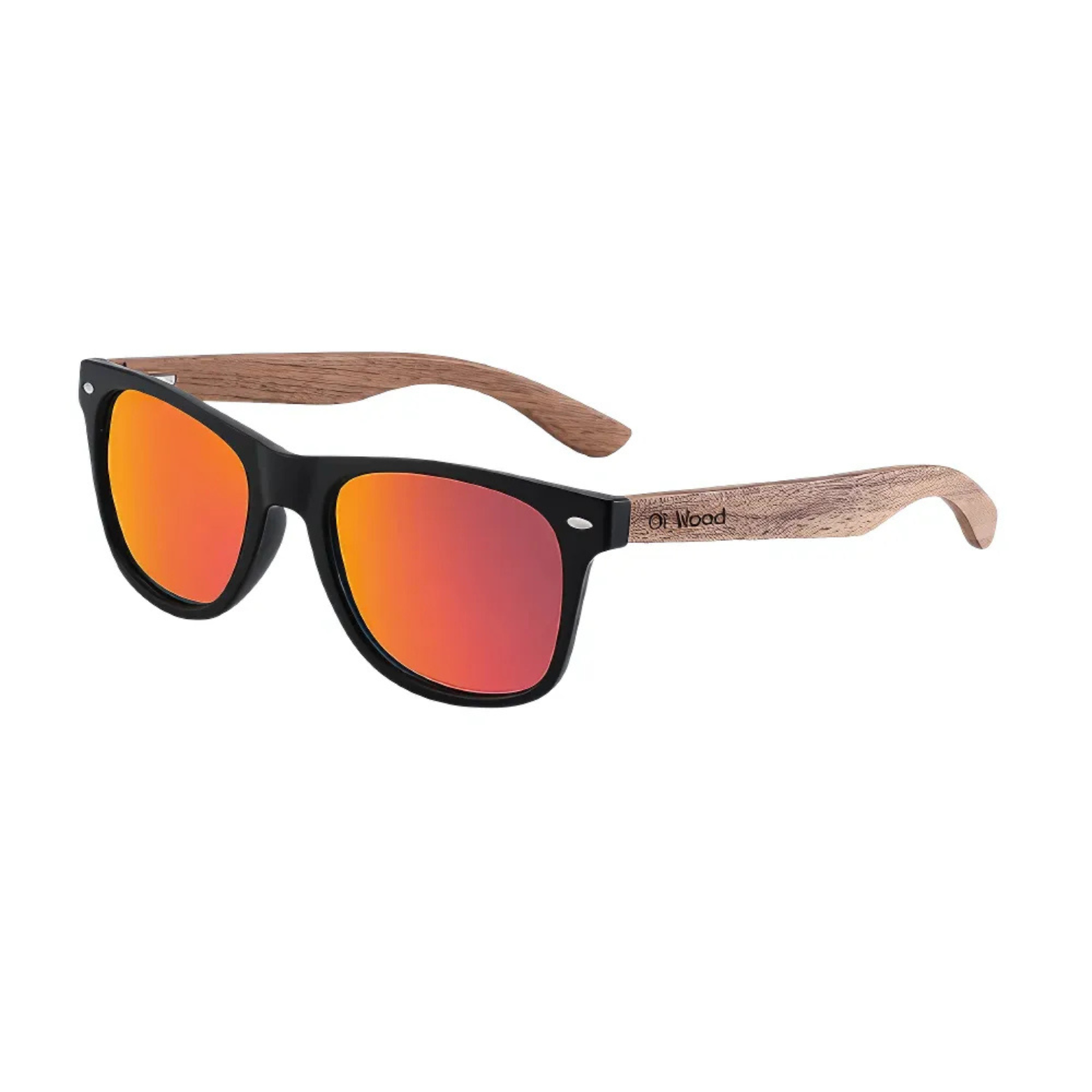Oi Men's Polarized Wooden Glasses
